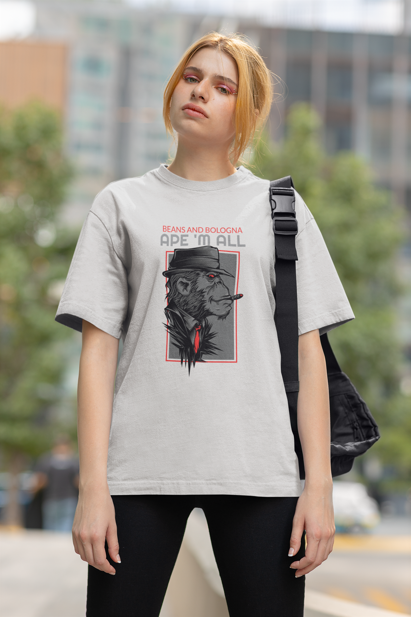 APE M ALL - Beans and Bologna Crew Tee