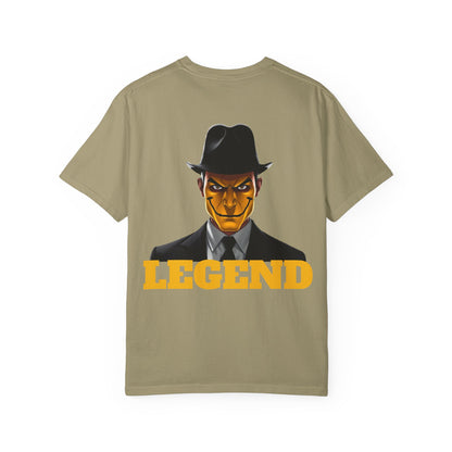 Legend Unisex Garment-Dyed T-Shirt, Vintage Graphic Tee, Cool Casual Shirt, Gift for Legends, Unique Statement Apparel