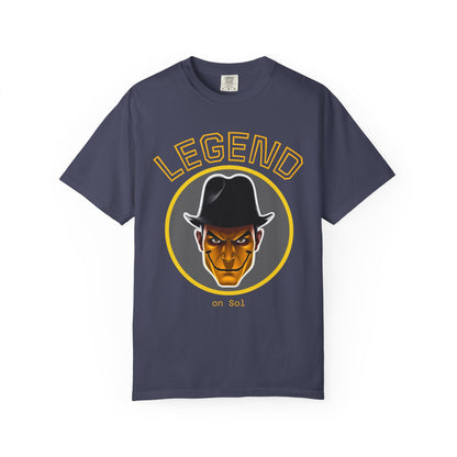 Legend Unisex Garment-Dyed T-Shirt, Vintage Graphic Tee, Cool Casual Shirt, Gift for Legends, Unique Statement Apparel