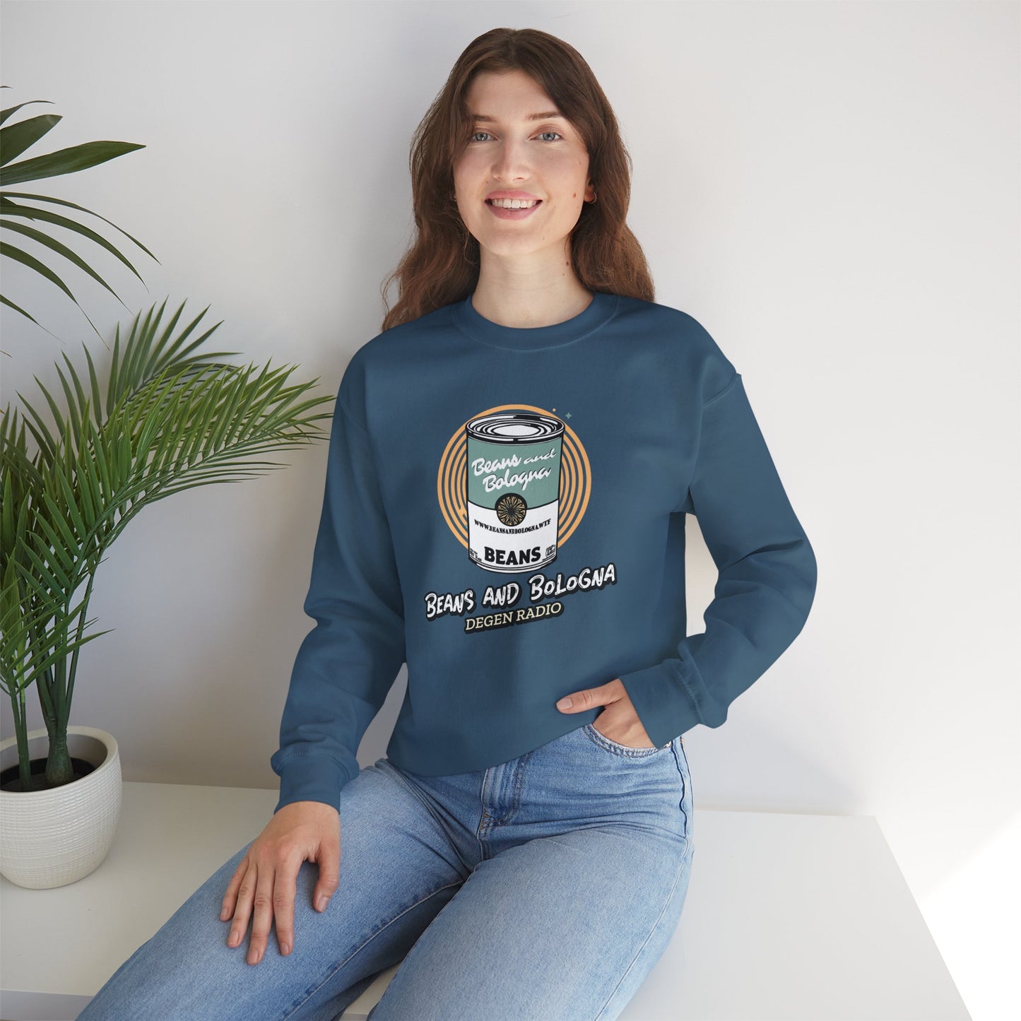DEGEN RADIO - $BEANS Crewneck
