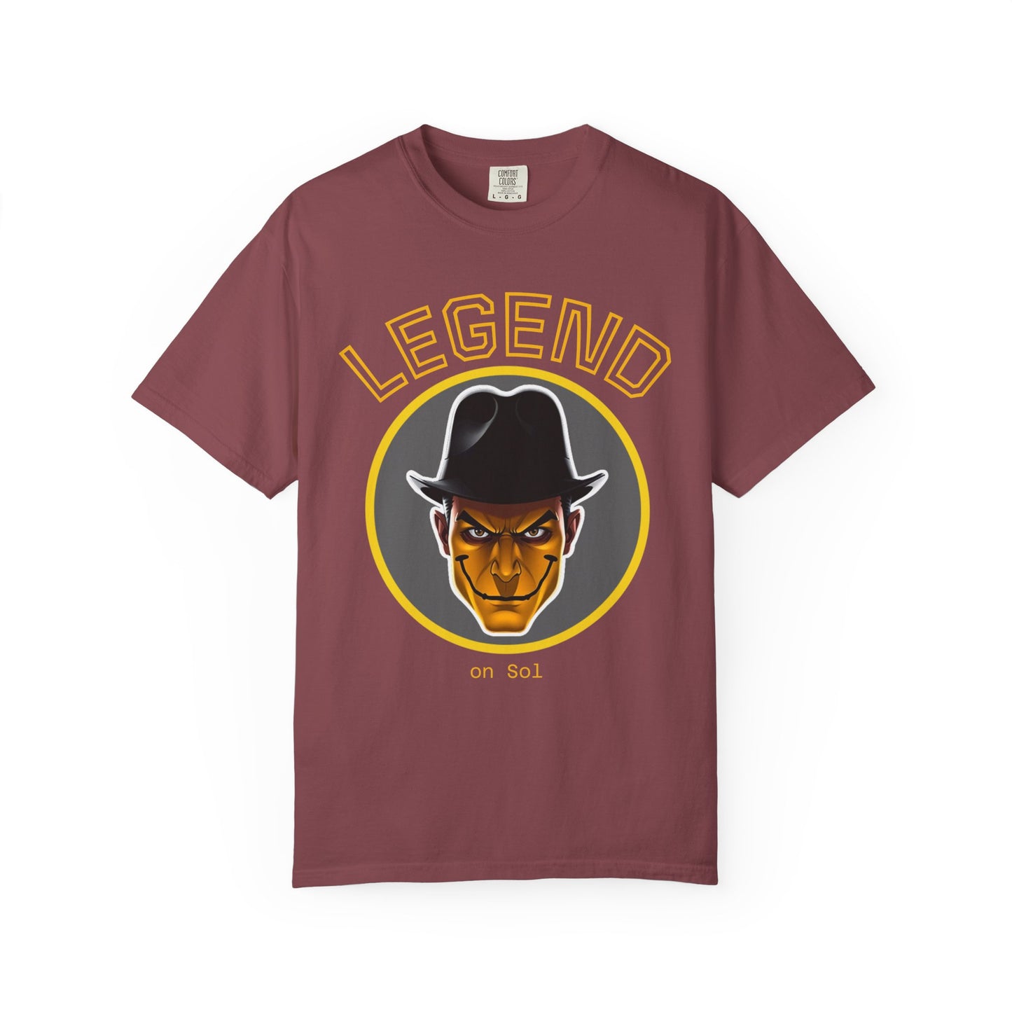 Legend Unisex Garment-Dyed T-Shirt, Vintage Graphic Tee, Cool Casual Shirt, Gift for Legends, Unique Statement Apparel