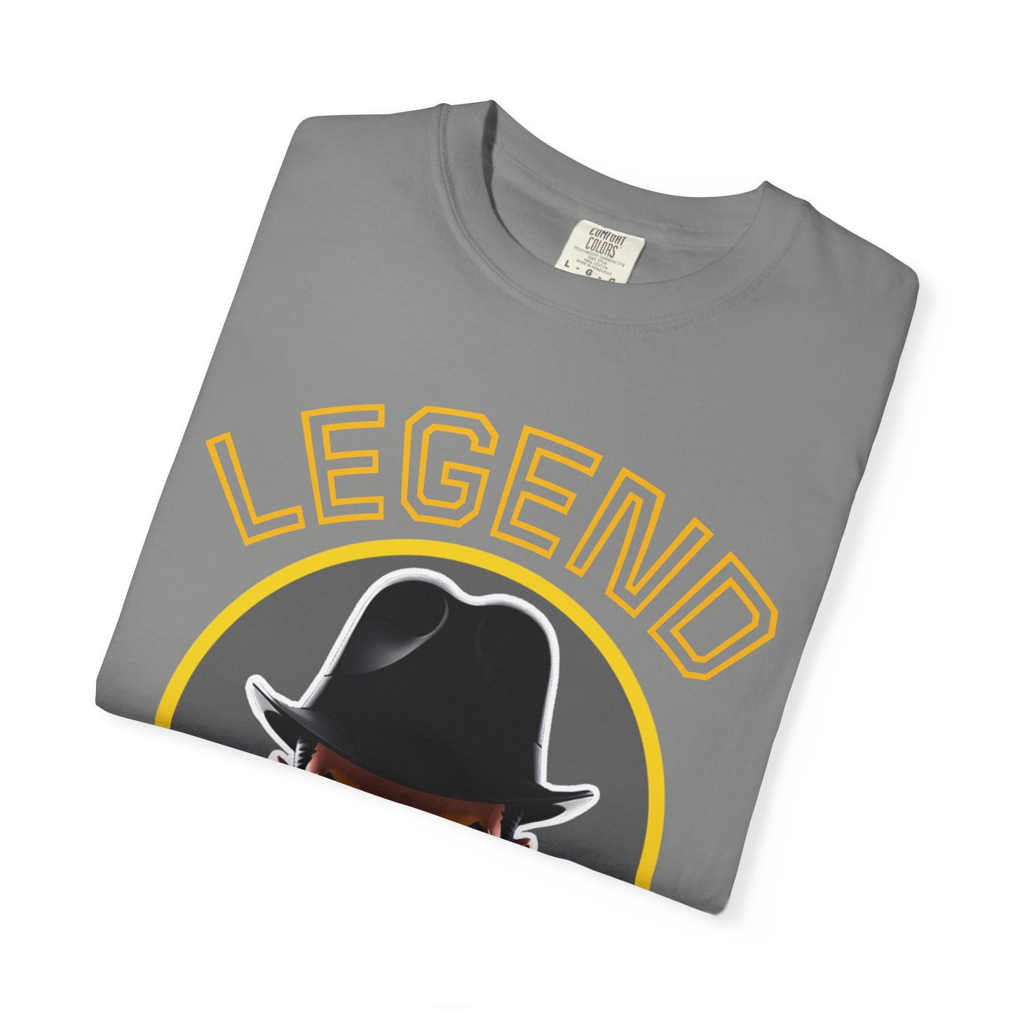 Legend Unisex Garment-Dyed T-Shirt, Vintage Graphic Tee, Cool Casual Shirt, Gift for Legends, Unique Statement Apparel