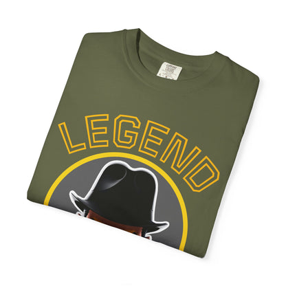 Legend Unisex Garment-Dyed T-Shirt, Vintage Graphic Tee, Cool Casual Shirt, Gift for Legends, Unique Statement Apparel