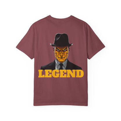 Legend Unisex Garment-Dyed T-Shirt, Vintage Graphic Tee, Cool Casual Shirt, Gift for Legends, Unique Statement Apparel