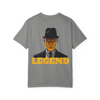 Legend Unisex Garment-Dyed T-Shirt, Vintage Graphic Tee, Cool Casual Shirt, Gift for Legends, Unique Statement Apparel