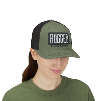 RUGGED but not by $BEANS - Trucker Cap