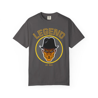Legend Unisex Garment-Dyed T-Shirt, Vintage Graphic Tee, Cool Casual Shirt, Gift for Legends, Unique Statement Apparel